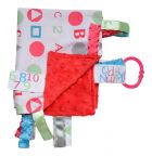 Baby Jack 14" x 18" Pink Educational Blanket Lovey